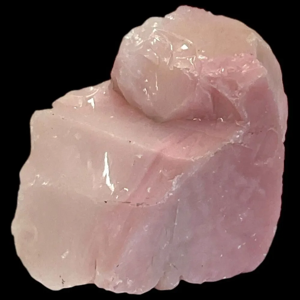 Pink Multitone Art Glass Cullet Glowing Manganese‎ Slag Glass #4GX278